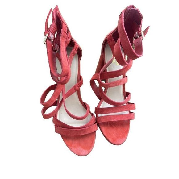Bleeker & Bond Mindy Red Sandal Women’s Size 7.5M - Picture 3 of 6